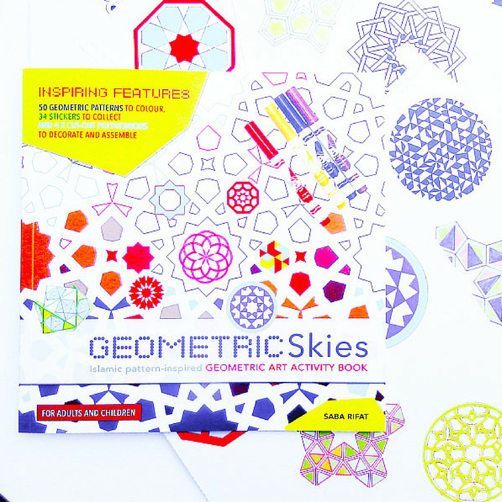 Geometric Skies Art Activity Book