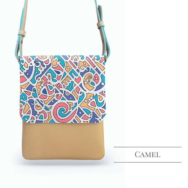 Unique statement purse - Calligraffiti bag