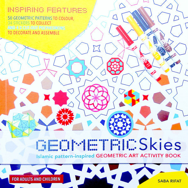 Geometric Skies Art Activity Book