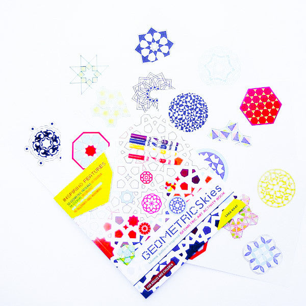 Geometric Skies Art Activity Book