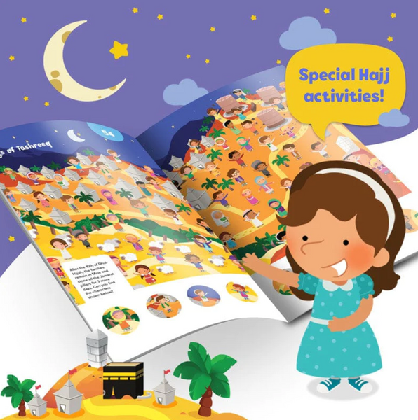 Hajj & Umrah Activity Book for Little Kids
