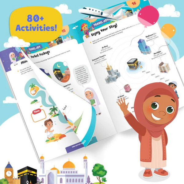 Hajj & Umrah Activity Book for Big Kids