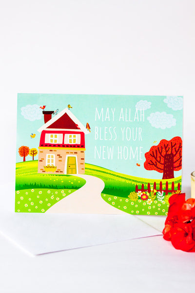 New Home greeting card for Muslim families