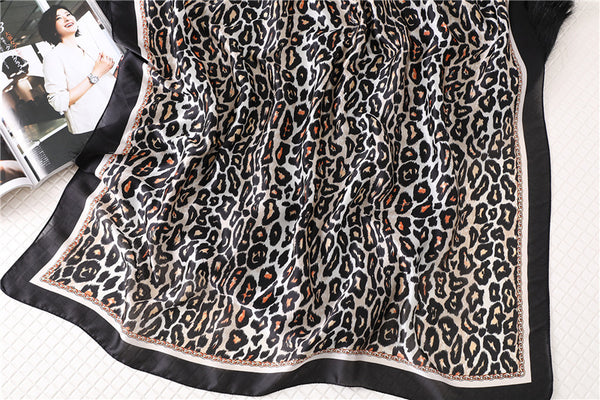 Leopard print hijab - Animal print hijab