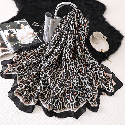 Leopard print hijab - Animal print hijab