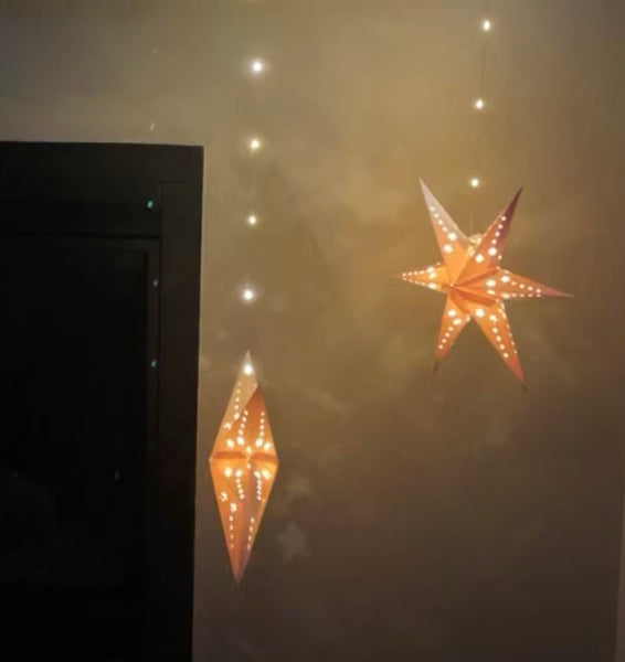 Small Star lantern - White paper lantern 12inch