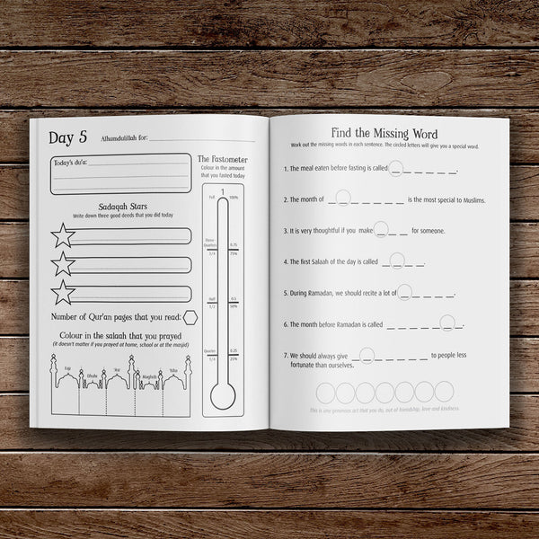Ramadan Planner For Kids (5-10yr old) - Barakahville