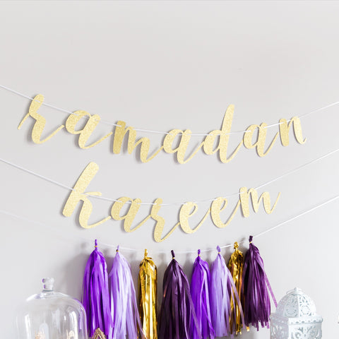 Ramadan Decor - Ramadan Garland - Ramadan banner