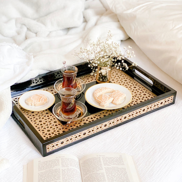 Zaina Luxury Serving Tray - Rectangle