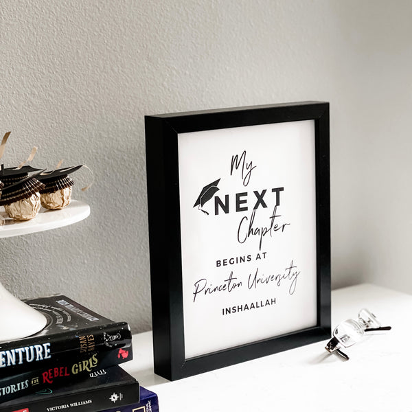 Personalized Graduation Art Print - Next Chapter
