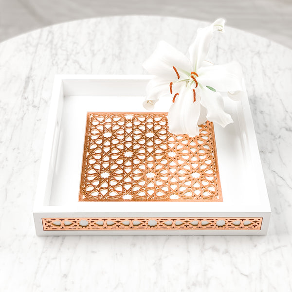 Zaina Luxury Serving Tray - Square