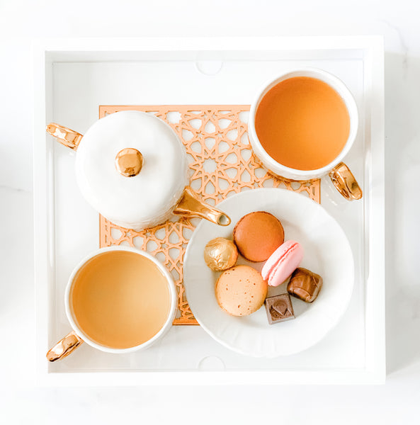 Zaina Luxury Serving Tray - Square