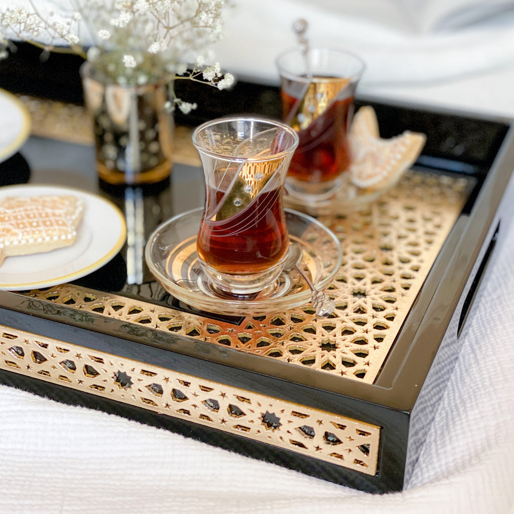 Zaina Luxury Serving Tray - Square