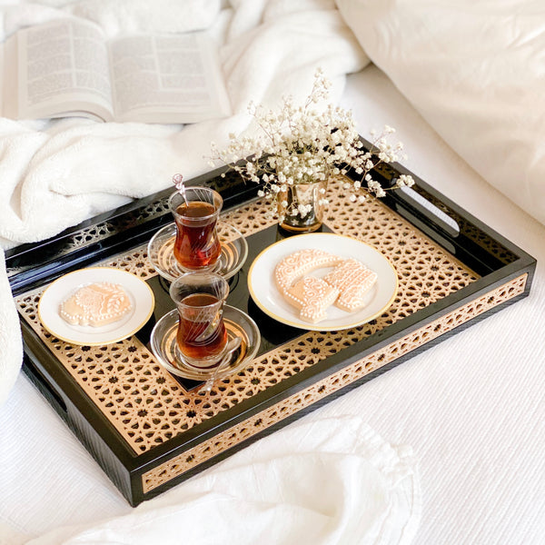 Zaina Luxury Serving Tray - Rectangle