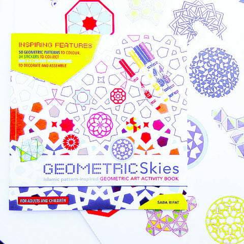 Geometric Skies Art Activity Book