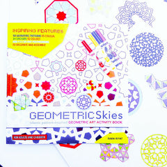 Geometric Skies Art Activity Book