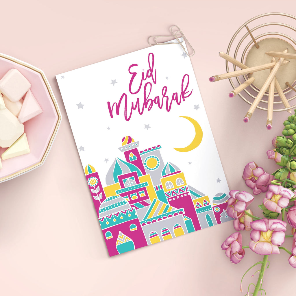 Eid Greeting Card | Muslim Holiday Card