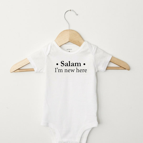 New Muslim Baby Outfit - Salam. I'm New Here