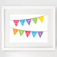 Islamic Nursery Wall Art Print - Arabic numbers - Nursery Decor