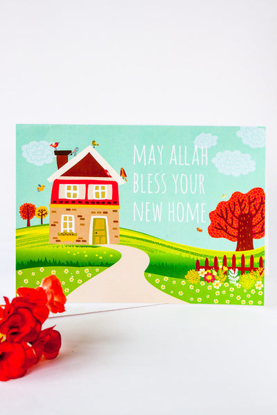 New Home greeting card for Muslim families