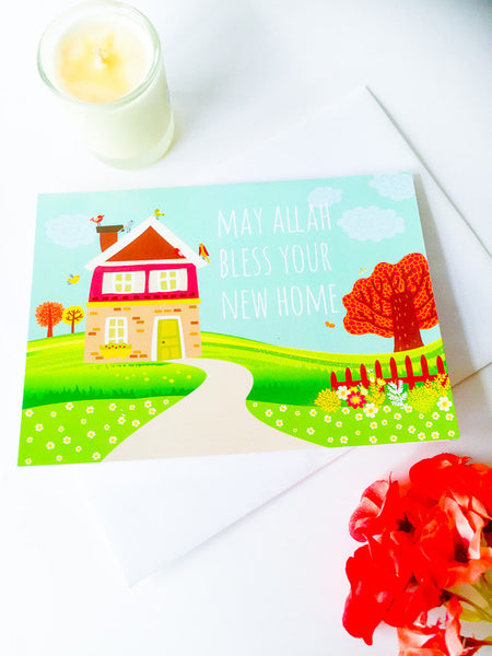 New Home greeting card for Muslim families