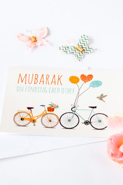 Greeting card for Muslim wedding