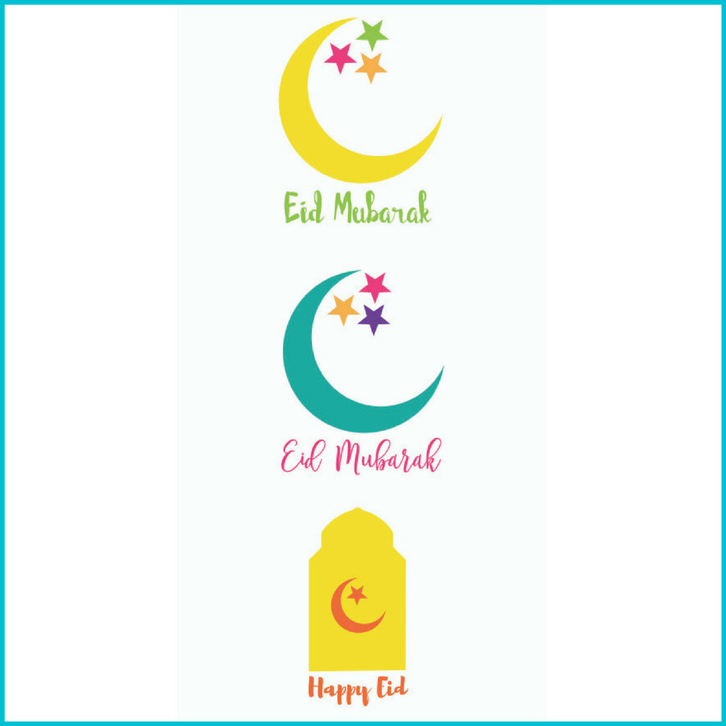 Fun Eid Tattoo - Colorful Eid Tattoo