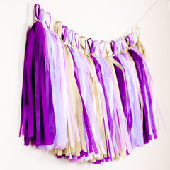 Tassel Garland - Celestial Ramadan - Purple, Gold
