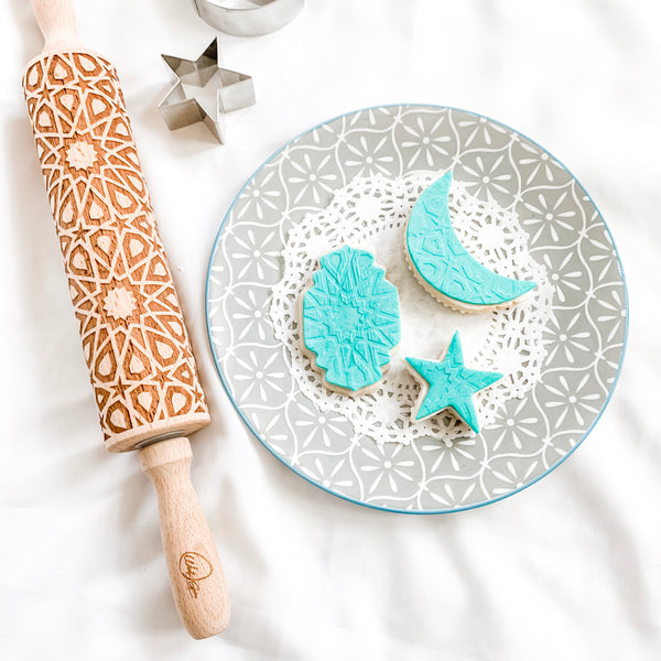 Ramadan Cookies - Engraved rolling pin