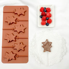 WithASpin Double Star Lollipop Mold - Candy Making Molds