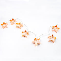 Copper star cookie cutter String Lights