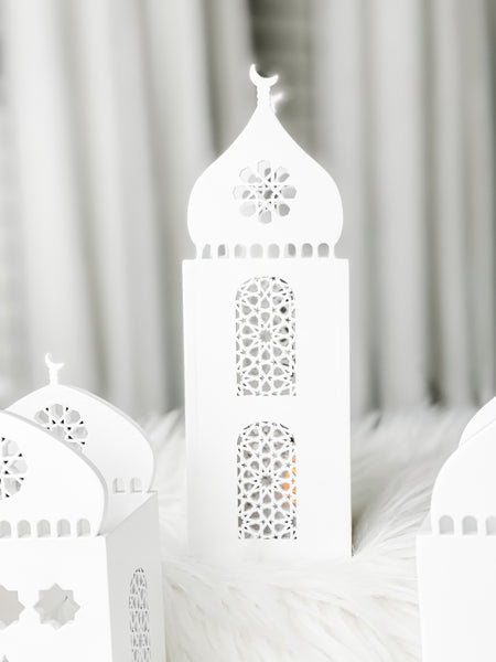 Barakahville Masjid Lanterns - White