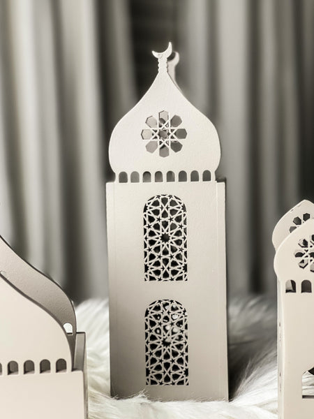 Barakahville Masjid Lanterns - Grey